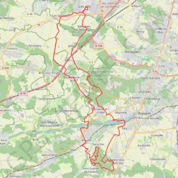 Trace GPS Rocher blanc, itinéraire, parcours
