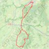 Trace GPS Uchon par Toulongeon et Porolle - Autun, itinéraire, parcours