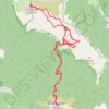 Trace GPS Pie Ferre depuis Chatillon en Diois (Vercors), itinéraire, parcours