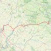 Trace GPS Saint-Quentin - Hirson - Blangy, itinéraire, parcours