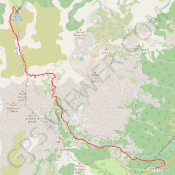 Trace GPS Corse (GR20) Vizzavona - Onda, itinéraire, parcours