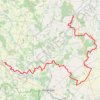 Trace GPS Tour du Pays de Valençay. De Valençay à Châtillon-sur-Indre (Indre), itinéraire, parcours