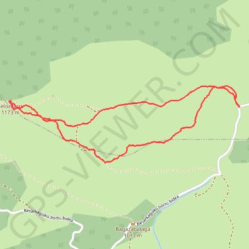 Trace GPS Beloscare en courte randonnée, itinéraire, parcours