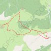 Trace GPS Tarascon Niaux Lapège Roc de Querquéou, itinéraire, parcours