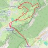 Trace GPS Les Dioux - Montfort, itinéraire, parcours