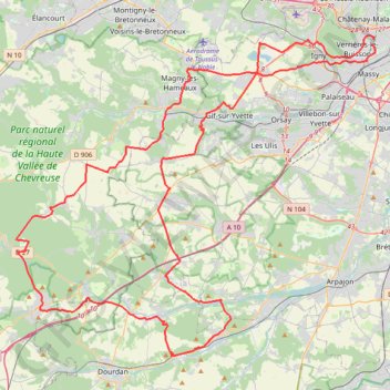 Trace GPS Saint Arnoult_course, itinéraire, parcours