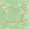 Trace GPS CDC-2016-VTT-51km, itinéraire, parcours