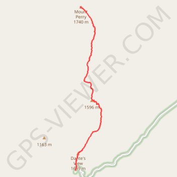 Trace GPS Mount Perry, itinéraire, parcours