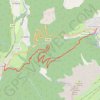 Trace GPS Montgenèvre - Liaison la Vachette en AR, itinéraire, parcours