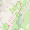 Trace GPS Depuis le col de Sarrenne, itinéraire, parcours