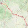Trace GPS Bordeaux Toulouse à vélo, itinéraire, parcours