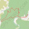 Trace GPS Les Salelles - Grotte des résistants - Gour de la Sompe, itinéraire, parcours