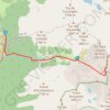 Trace GPS Besiberri del Mig par l'estany de Besiberri, itinéraire, parcours