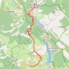 Trace GPS Saint-André-les-Alpes - La Baume, itinéraire, parcours