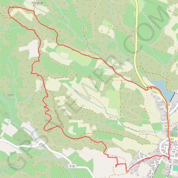 Trace GPS Le sentier des capitelles de Laure-Minervois, itinéraire, parcours