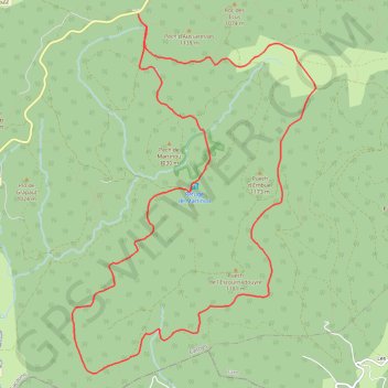 Trace GPS Boucle du Bel Vespré - Lacaune, itinéraire, parcours