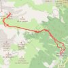 Trace GPS Col de la Lavoire, itinéraire, parcours