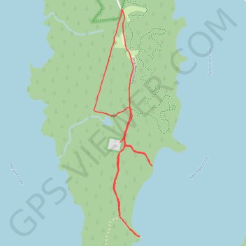 Trace GPS Paths on Mason Point Promontory, itinéraire, parcours