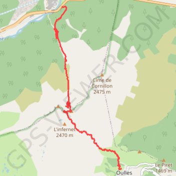 Trace GPS Grand Galbert, itinéraire, parcours
