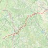 Trace GPS Chemin de Compostelle du Puy-en-Velay à Nasbinals, itinéraire, parcours