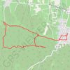 Trace GPS Saint Victor la Coste, itinéraire, parcours