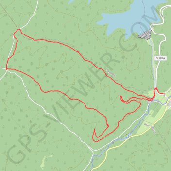 Trace GPS Circuit dans la forêt des Reclos, itinéraire, parcours