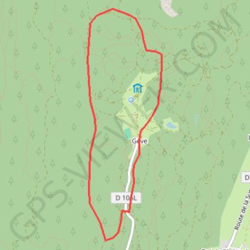 Trace GPS Marche nordique Gève, itinéraire, parcours
