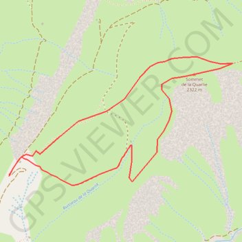 Trace GPS La Quarlie - Rando, itinéraire, parcours