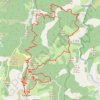 Trace GPS Feuilles mortes Luceram - Clapoue, itinéraire, parcours