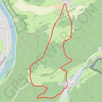 Trace GPS Balade en forêt Ardennaise, itinéraire, parcours