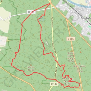 Trace GPS Mares aux Evees Cuvier Chatillon, itinéraire, parcours