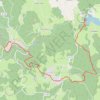 Trace GPS Aubazines - Lac du Coiroux par le Chemin des Moines, itinéraire, parcours