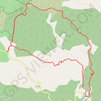 Trace GPS Circuit de la Nible, itinéraire, parcours