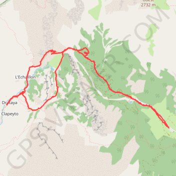 Trace GPS 08-JAN-13 15:43:23, itinéraire, parcours