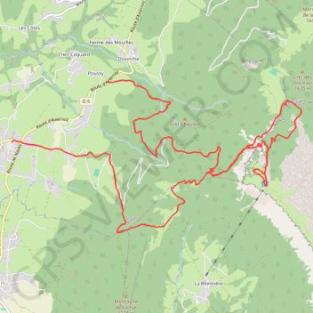 Trace GPS Tête du Parmelan, itinéraire, parcours