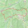 Trace GPS Circuit VTT Saint-Roman-de-Malegarde, Vaison-la-Romaine, itinéraire, parcours