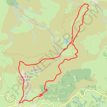 Trace GPS Rando Lac de SOUM, itinéraire, parcours