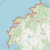 Trace GPS O Camiño dos Faros (Costa da Morte-Galicia) - Track oficial, itinéraire, parcours