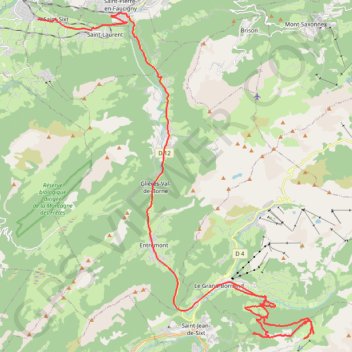 Trace GPS Le Grand-Bornand - Lac des Confins, itinéraire, parcours