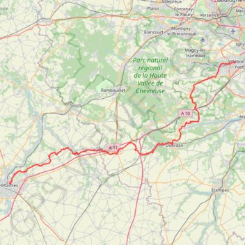 Trace GPS Chemin de Charles Péguy, itinéraire, parcours