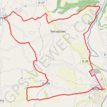 Trace GPS Circuit de Tessy-sur-Vire, itinéraire, parcours