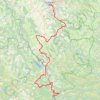 Trace GPS Chemin de Stevenson du Puy-en-Velay à la Bastide-Puylaurent, itinéraire, parcours