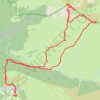 Trace GPS Montious & Sommet du Jambet depuis Cazaux dessus (RKT), itinéraire, parcours