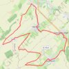 Trace GPS Caucourt Pierre Diable 17.4 km, itinéraire, parcours