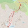 Trace GPS Pico Cordier : Voie normale versant NE par le refuge de la Rencluse, itinéraire, parcours