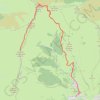 Trace GPS Sommets de Pouy Louby et de Pouyaué, itinéraire, parcours