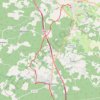 Trace GPS Compostelle - Voie de Vézelay en Gironde - Bazas - Bernos - Beaulac, itinéraire, parcours