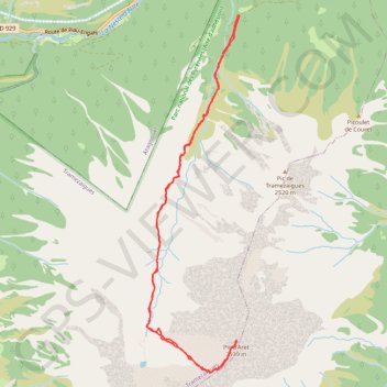Trace GPS Pic d'Aret - Tramezaïgues, itinéraire, parcours