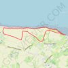 Trace GPS Arromanches et Port Winston, itinéraire, parcours
