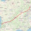 Trace GPS A 63, La Transeuropéenne, La Transeuropéenne, N 70, La Comtoise, Autoroute des Cigognes, itinéraire, parcours